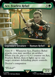 Ace, Fearless Rebel (WHO-393) - Doctor Who: (Extended Art) Foil