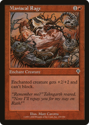 Maniacal Rage (INV-155) - Invasion Foil