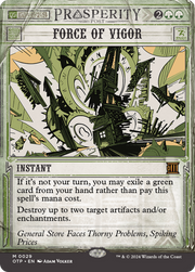 Force of Vigor (OTP-029) - Breaking News: (Showcase) (Borderless)
