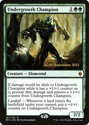 Undergrowth Champion (PRE-197S) - Battle for Zendikar Promos Foil