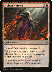 Molten Nursery (BFZ-130) - Battle for Zendikar: (devoid) Foil
