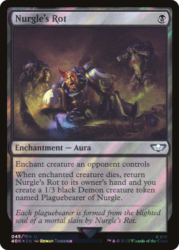 Nurgle's Rot (40K-045) - Warhammer 40,000 Commander Foil