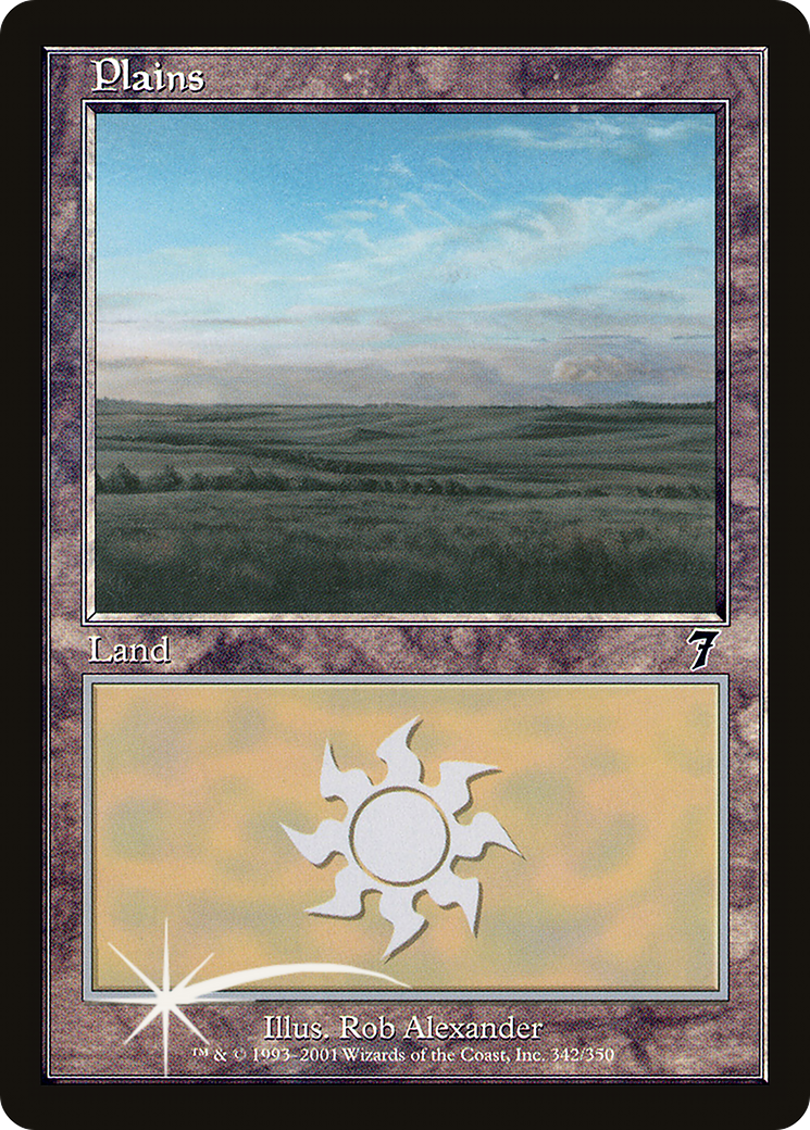 Plains (7ED-342★) - Seventh Edition Foil