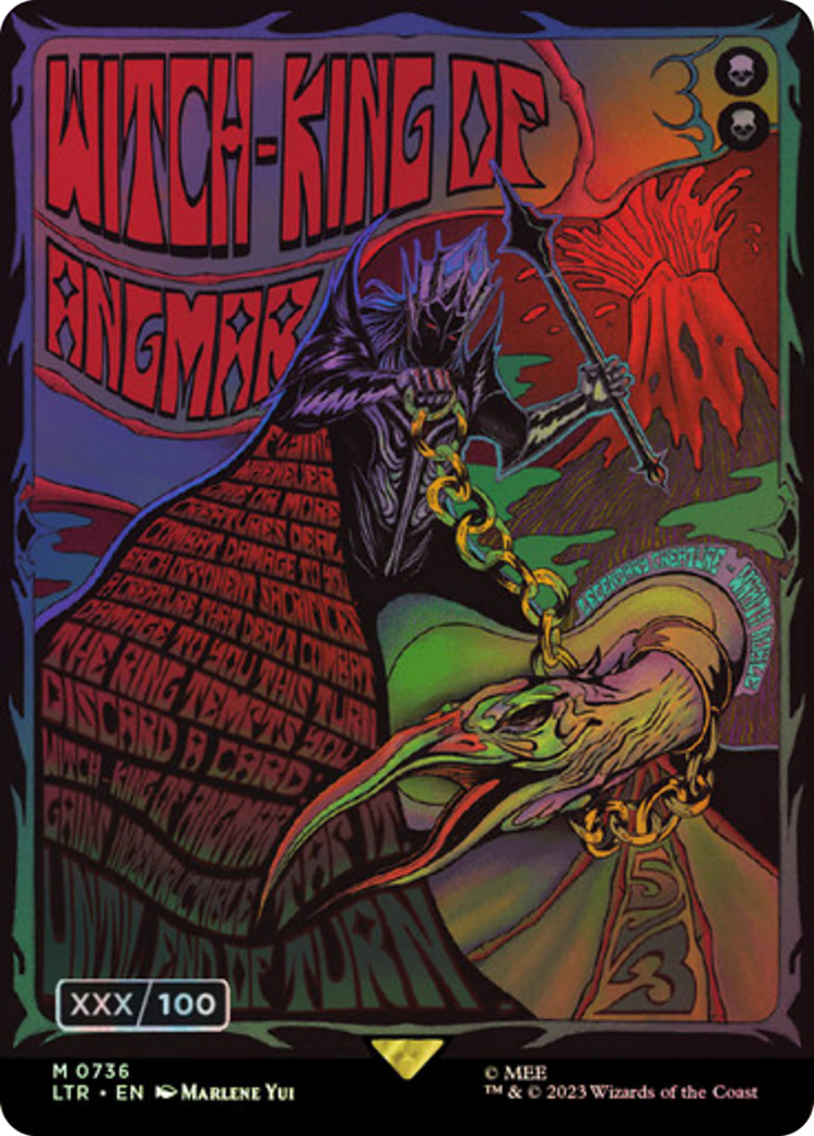 Witch-king of Angmar (LTR-736) - The Lord of the Rings: Tales of Middle-earth (Borderless) Foil