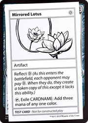 Mirrored Lotus (CMB1-107) - Mystery Booster Playtest Cards 2021