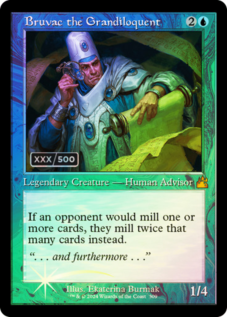 Bruvac the Grandiloquent (RVR-309) - Ravnica Remastered Foil
