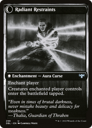 Radiant Grace // Radiant Restraints (DBL-298) - Innistrad: Double Feature: (Double Faced Transform) Foil