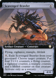 Scavenged Brawler (BRC-064) - The Brothers' War Commander: (Extended Art)
