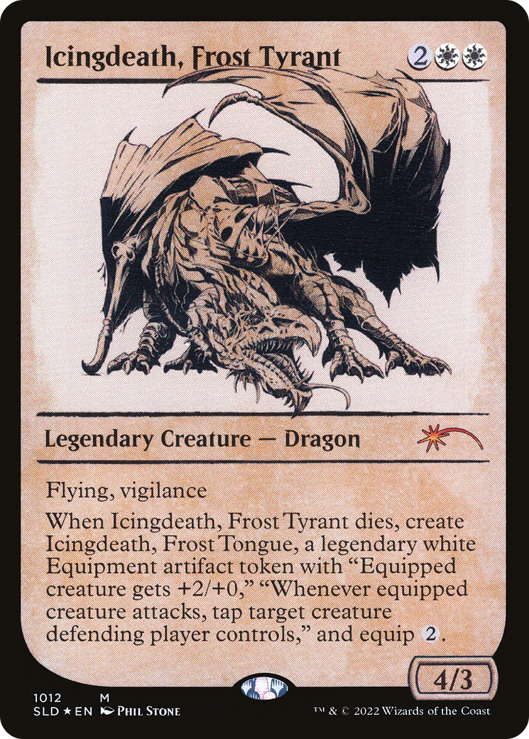 Icingdeath, Frost Tyrant (SLD-1012B) - Secret Lair Drop: (Showcase) Foil