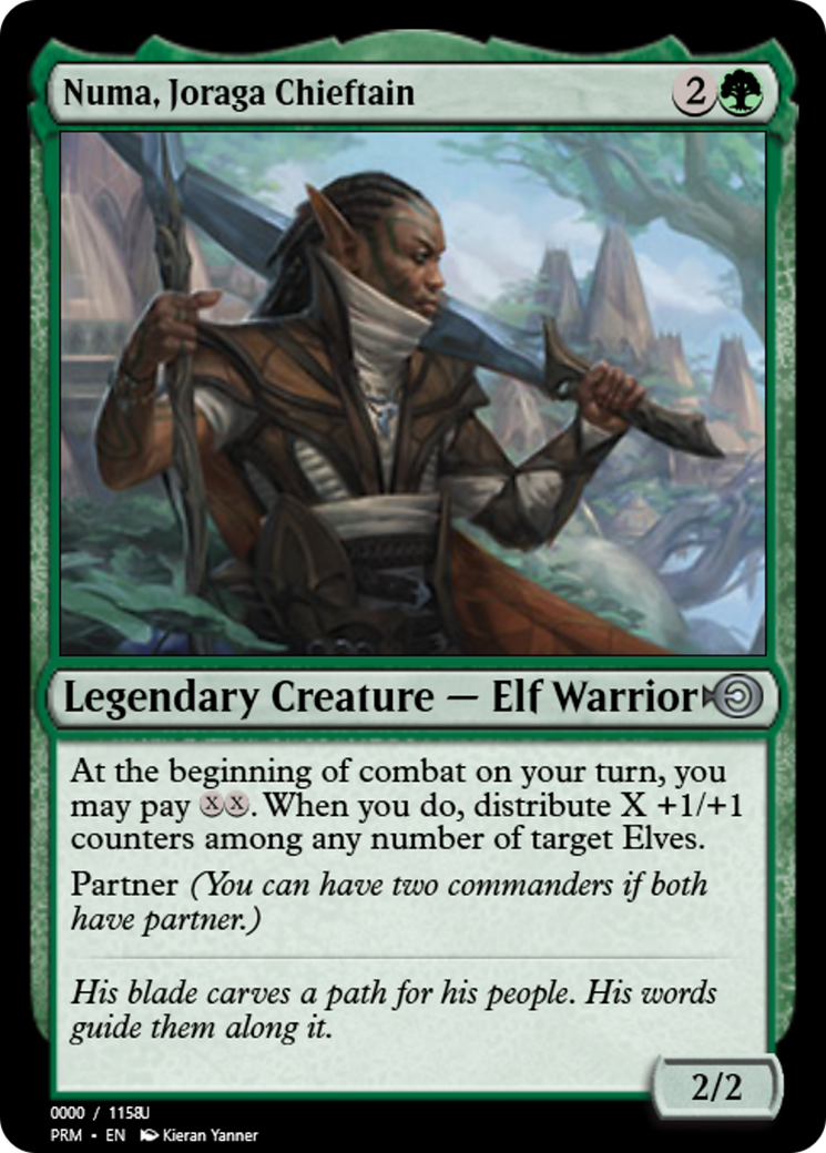 Numa, Joraga Chieftain (PRM-86298) - Magic Online Promos Foil