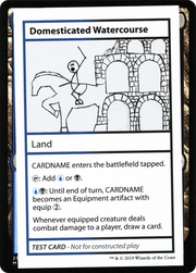Domesticated Watercourse (CMB1-114) - Mystery Booster Playtest Cards 2021