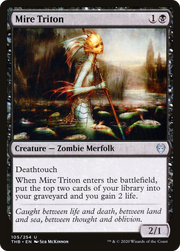 Mire Triton (THB-105) - Theros Beyond Death Foil