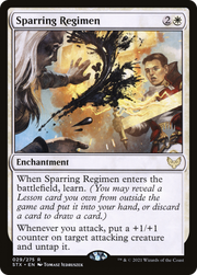 Sparring Regimen (PPSTX-029) - Strixhaven: School of Mages Promos