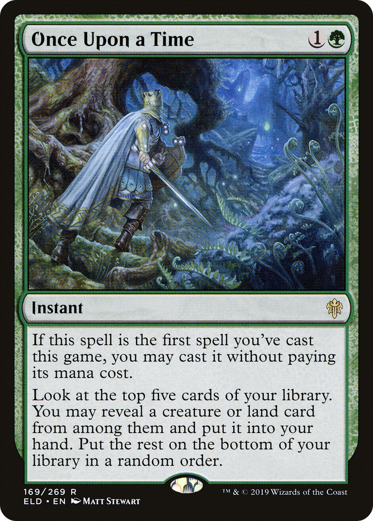 Once Upon a Time (ELD-169) - Throne of Eldraine Foil