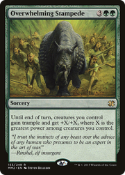 Overwhelming Stampede (MM2-153) - Modern Masters 2015 Foil