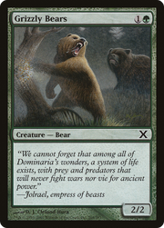 Grizzly Bears (10E-268) - Tenth Edition Foil