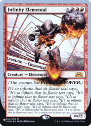 Infinity Elemental (LIST-029) - The List (Unfinity Foil Edition) Foil