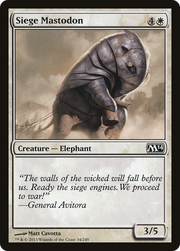 Siege Mastodon (M14-034) - Magic 2014