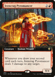 Irencrag Pyromancer (ELD-363) - Throne of Eldraine: (Extended Art)