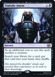 Diabolic Intent (PRE-89S) - The Brothers' War Promos Foil