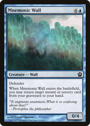 Mnemonic Wall (THS-055) - Theros Foil