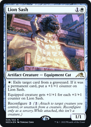Lion Sash (PRE-026) - Kamigawa: Neon Dynasty Promos Foil
