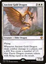 Ancient Gold Dragon (CLB-003) - Commander Legends: Battle for Baldur's Gate
