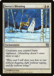 Serra's Blessing (9ED-44★) - Ninth Edition Foil