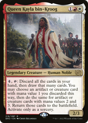 Queen Kayla bin-Kroog (PPBRO-218) - The Brothers' War Promos
