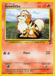 Growlithe 042/130  Base Set 2 - Uncommon