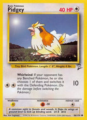 Pidgey 086/130  Base Set 2 - Common
