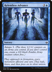 Relentless Advance (WAR-064) - War of the Spark Foil
