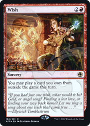 Wish (AFR&-166A) - Adventures in the Forgotten Realms Promos Foil
