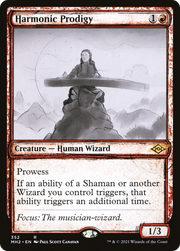 Harmonic Prodigy (MH2-352) - Modern Horizons 2: (Showcase) Foil