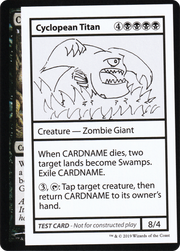Cyclopean Titan (CMB1-040) - Mystery Booster Playtest Cards 2021