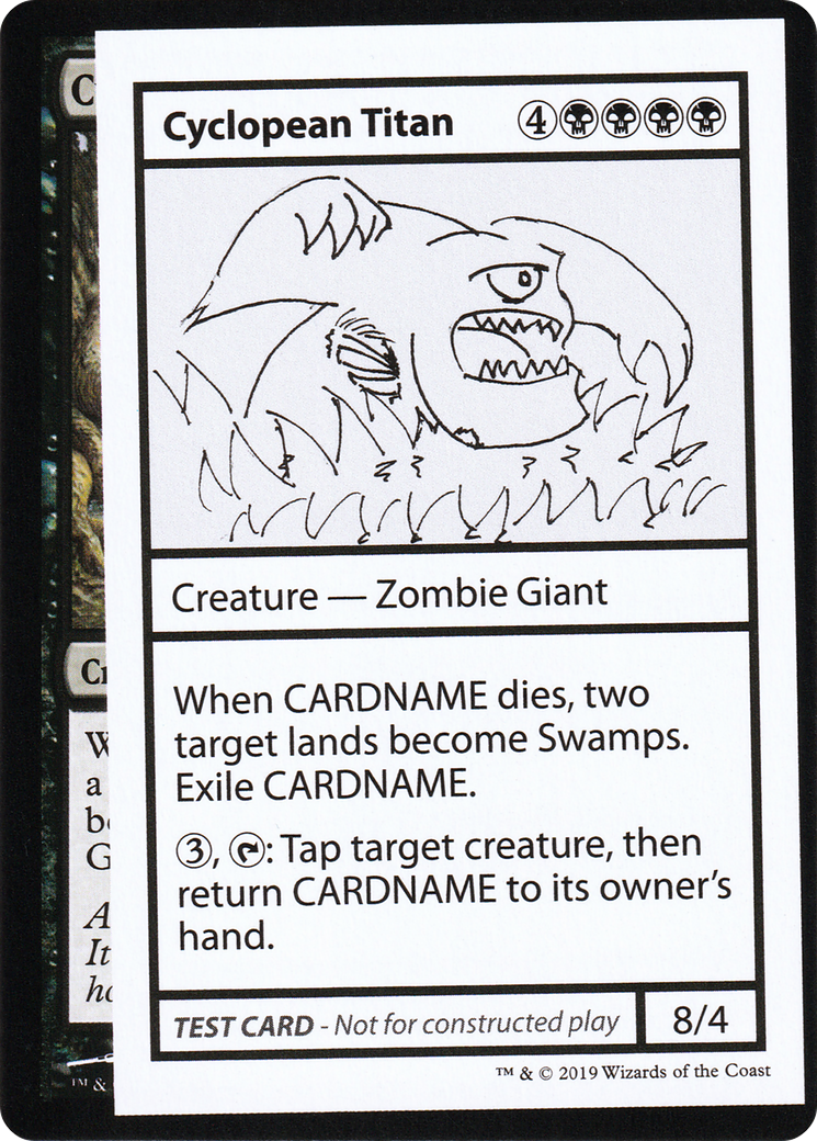 Cyclopean Titan (CMB1-040) - Mystery Booster Playtest Cards 2021