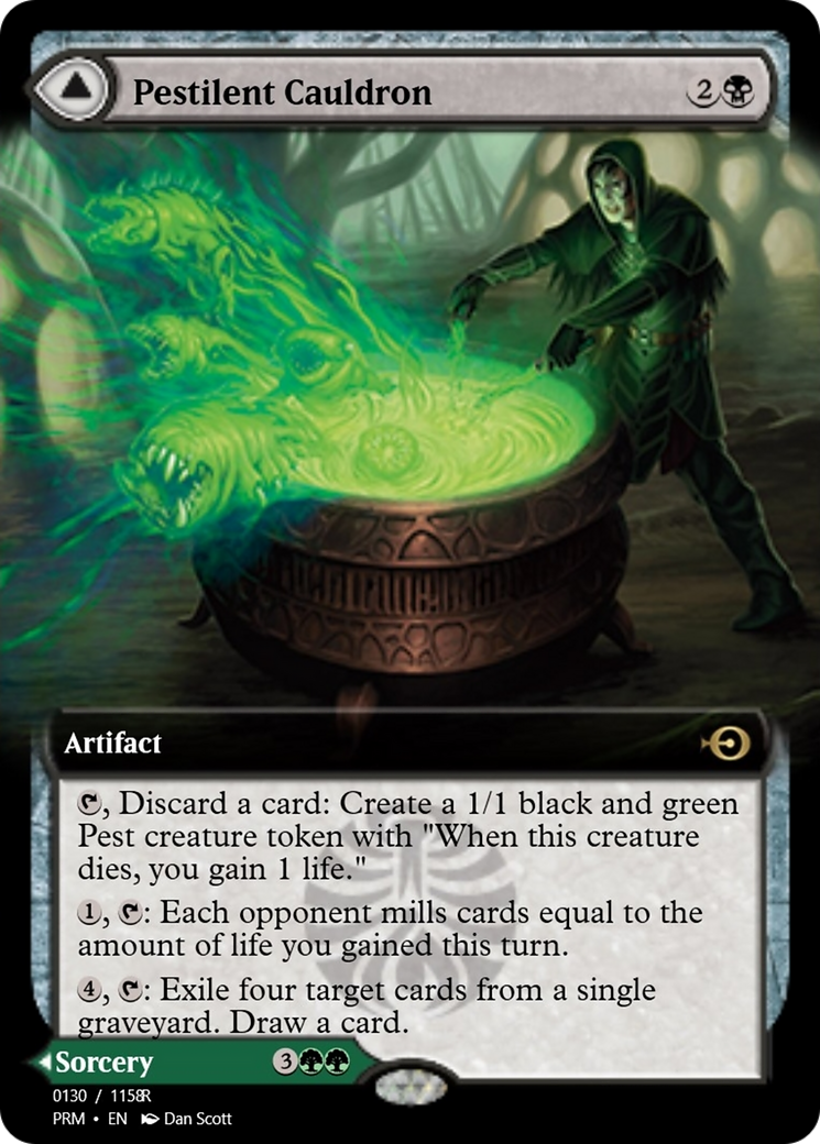 Pestilent Cauldron // Restorative Burst (PRM-90232) - Magic Online Promos