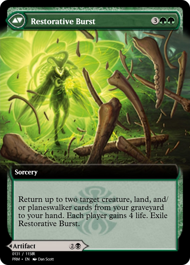 Pestilent Cauldron // Restorative Burst (PRM-90232) - Magic Online Promos Foil