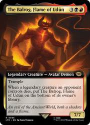 The Balrog, Flame of Udûn (LTR-395) - The Lord of the Rings: Tales of Middle-earth: (Extended Art)
