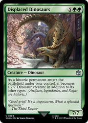 Displaced Dinosaurs (WHO-100) - Doctor Who Foil