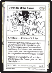 Defender of the Queue (MB2PC-) - Mystery Booster 2