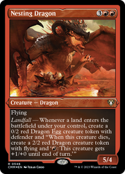 Nesting Dragon (CMM-546) - Commander Masters Etched Foil