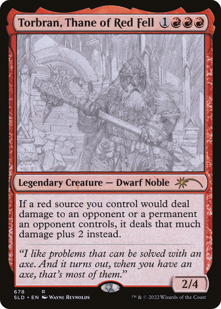 Torbran, Thane of Red Fell (SLD-678) - Secret Lair Drop