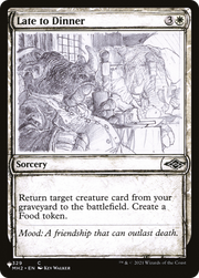Late to Dinner (LIST-MH2-329) - The List: (Showcase)