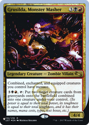 Grusilda, Monster Masher (LIST-048) - The List (Unfinity Foil Edition) Foil