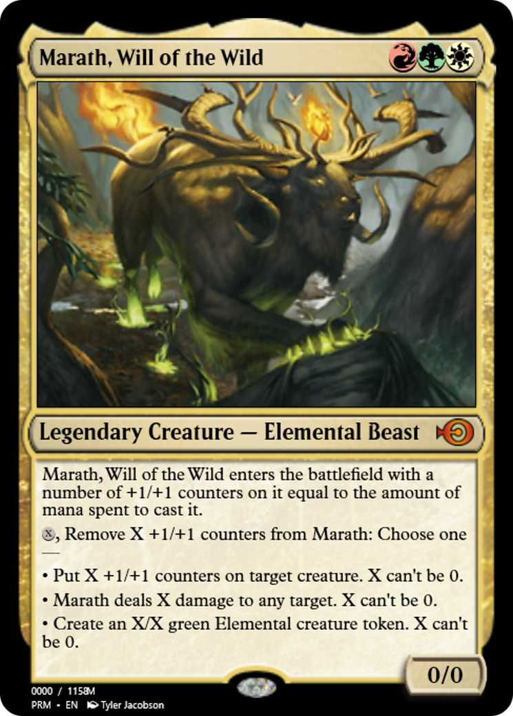 Marath, Will of the Wild (PRM-86200) - Magic Online Promos Foil