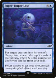 Super-Duper Lost (UNF-059) - Unfinity Foil