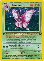 Venomoth (13) 013/64  - 1st Edition Holofoil Jungle - Holo Rare