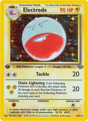 Electrode (2) 002/64  - 1st Edition Holofoil Jungle - Holo Rare