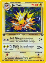 Jolteon (4) 004/64  - Unlimited Holofoil Jungle - Holo Rare